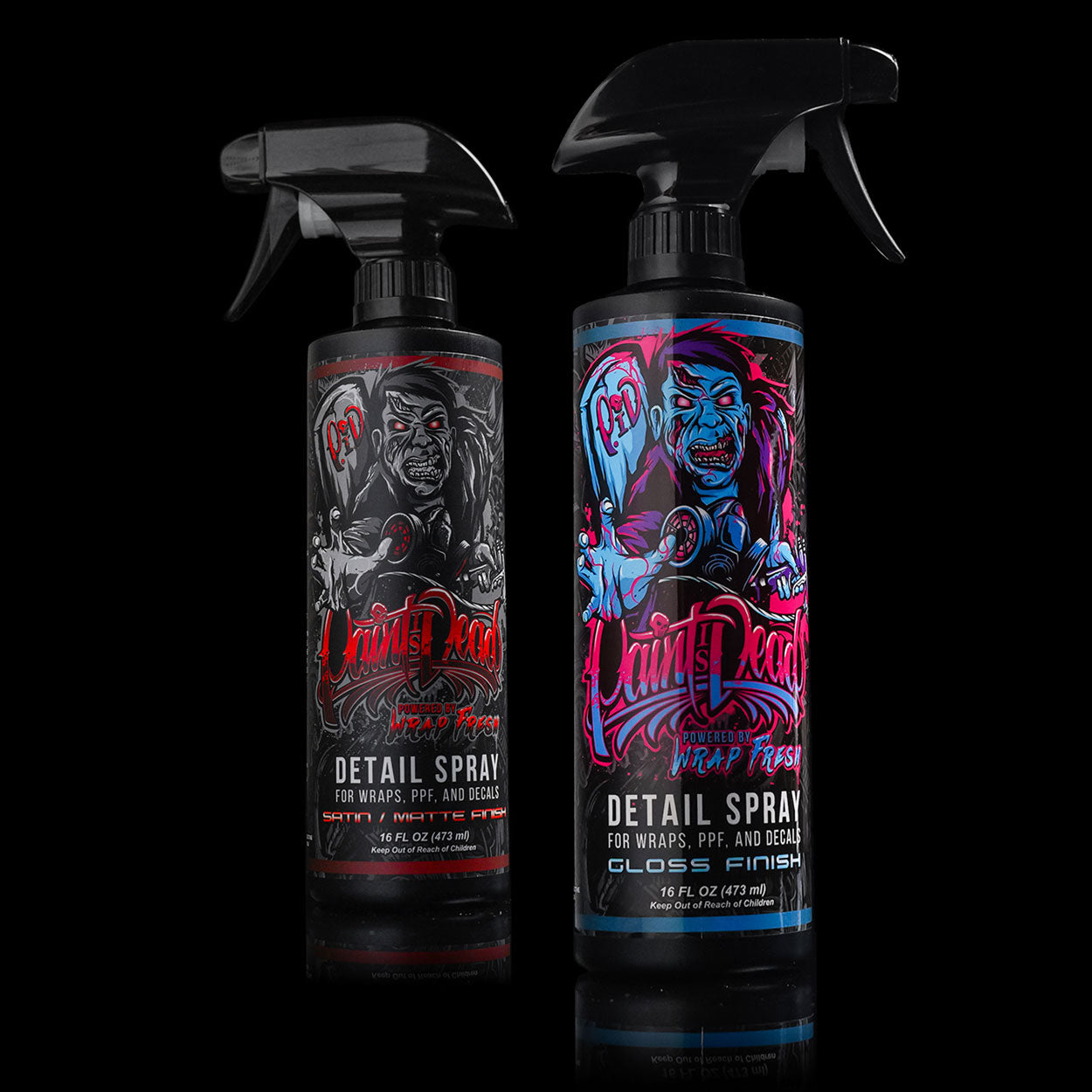 Paint Is Dead Official Detail Spray by Wrap Fresh - Combo Kit - UV Protection and Cleaner and Maintenance Spray