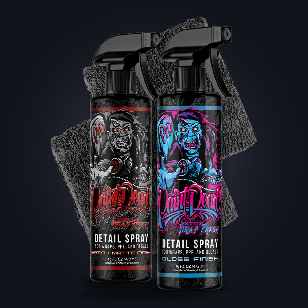 Paint Is Dead Official Detail Spray by Wrap Fresh - Combo Kit - UV Protection and Cleaner and Maintenance Spray