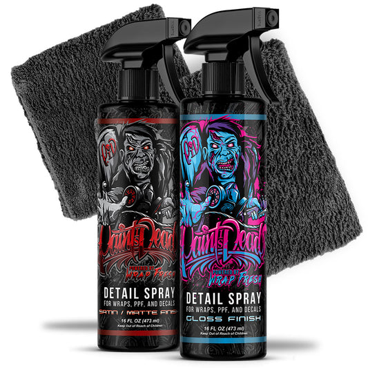 Paint Is Dead Official Detail Spray by Wrap Fresh - Combo Kit - UV Protection and Cleaner and Maintenance Spray