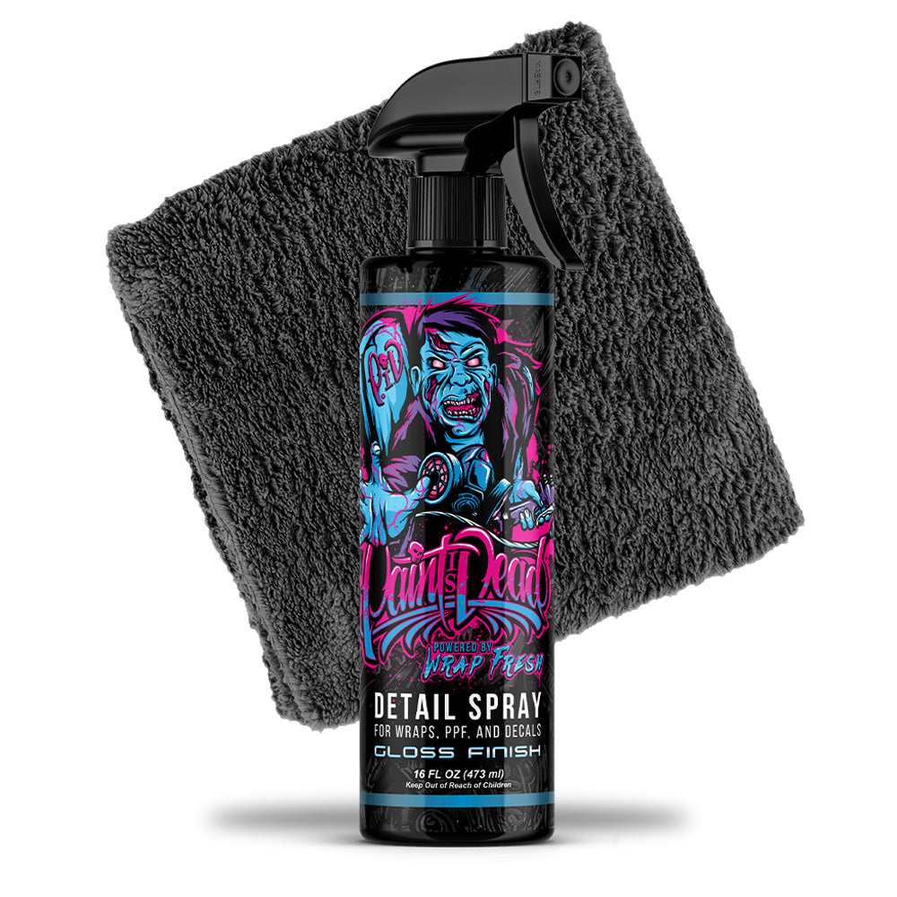 Paint Is Dead Official Detail Spray by Wrap Fresh - Gloss - UV Protection and Cleaner and Maintenance Spray