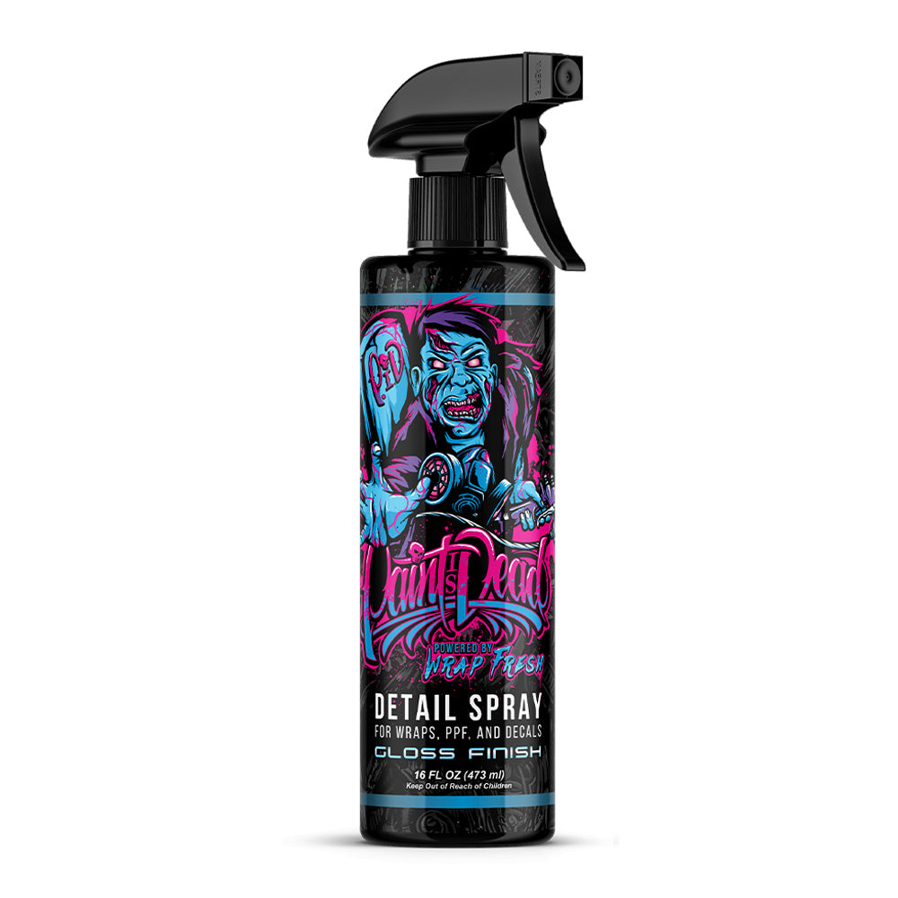 Paint Is Dead Official Detail Spray by Wrap Fresh - Gloss - UV Protection and Cleaner and Maintenance Spray