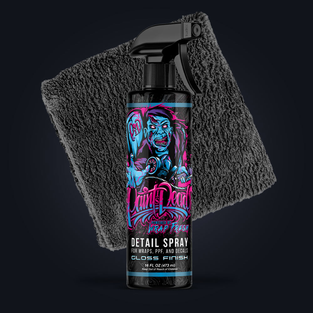 Paint Is Dead Official Detail Spray by Wrap Fresh - Gloss - UV Protection and Cleaner and Maintenance Spray